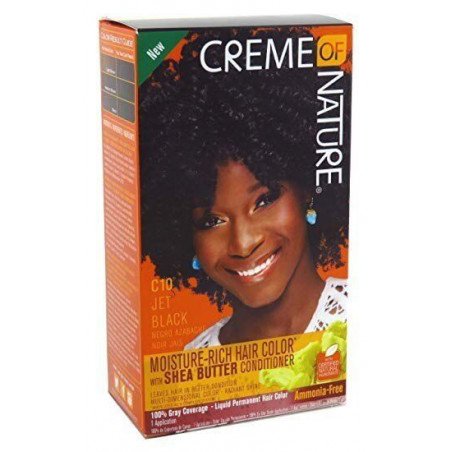 Creme of Nature Liquid Hair Color #C10 Jet Black